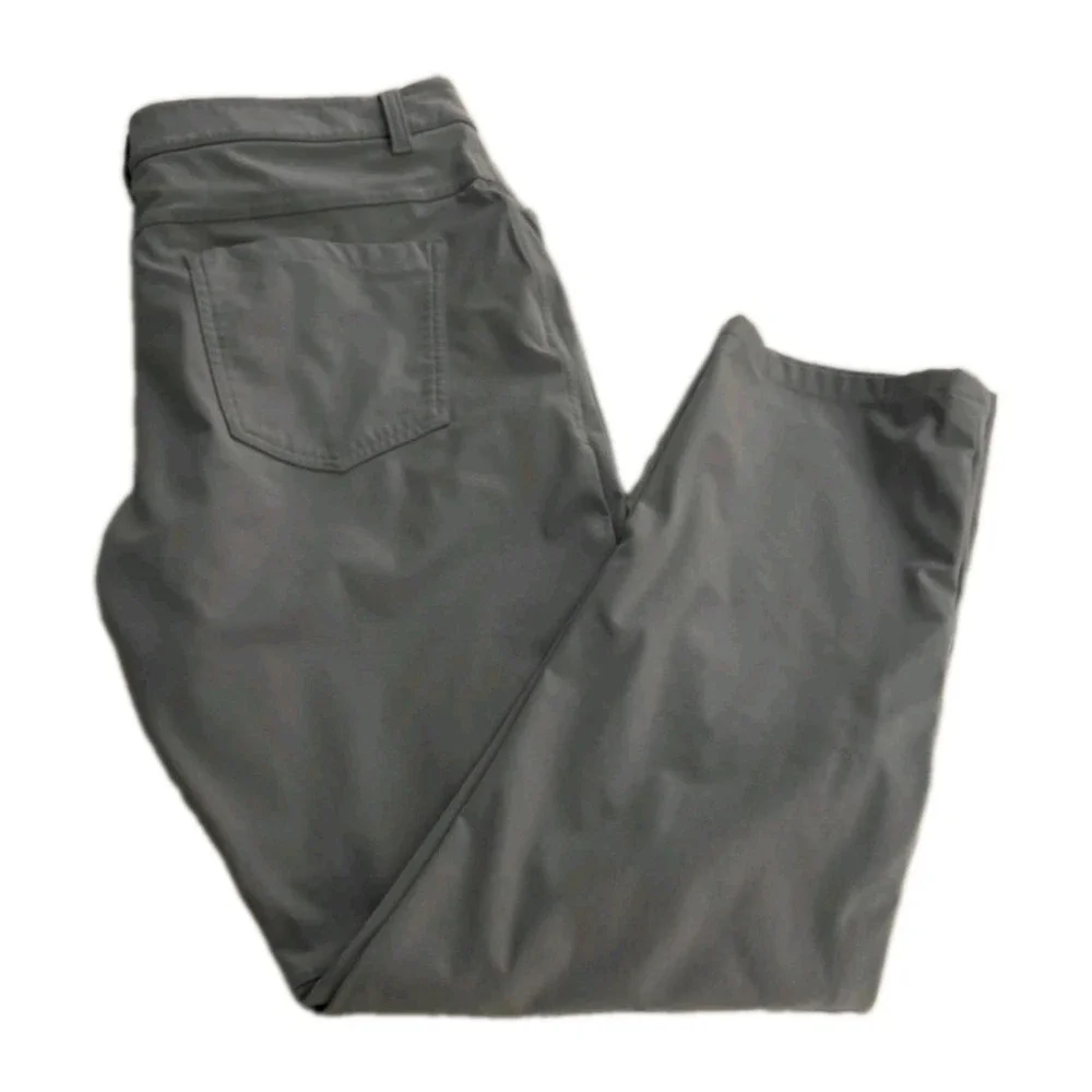 Lululemon ABC Classic Pants Gray 34 Men's Performance Stretch Casual Golf Pants